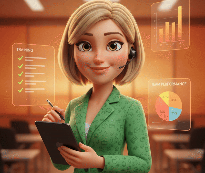 traditional training is expensive and slow. Workshops don’t stick. Roleplay feels awkward. Managers don’t have time to sit in on every call.